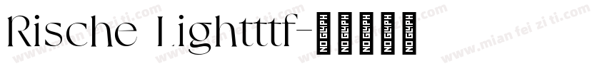 Rische Lightttf字体转换